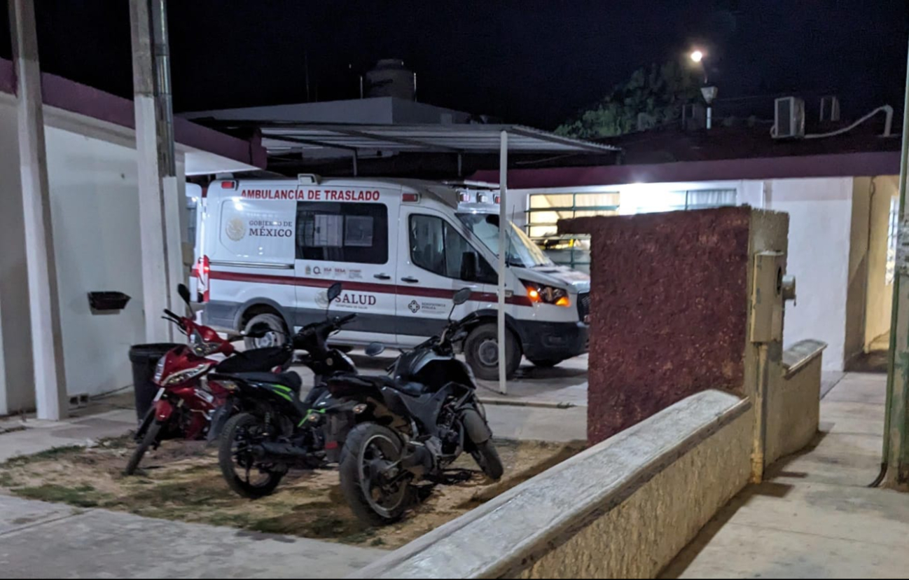 La menor fue trasladada al hospital de Chetumal