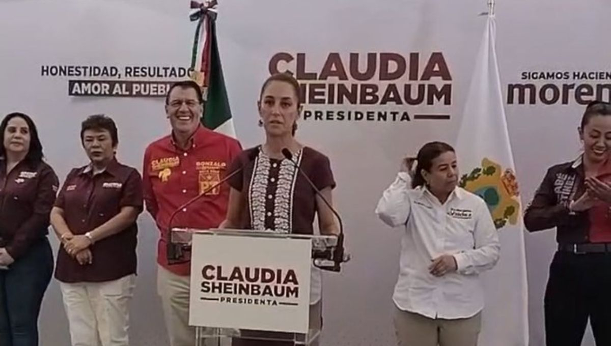 Claudia Sheinbaum cierra campaña en Durango en medio de gritos de "presidenta, presidenta"