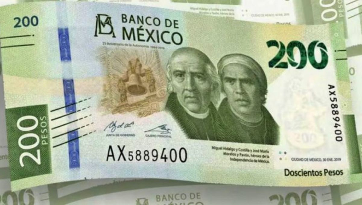 El Banco de México lkanzó un nuevo billete de 200 pesos para celebrar el 30 Aniversario de su autonomía