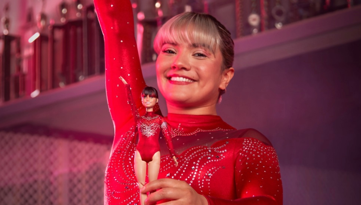 La gimnasta Alexa Moreno se ha convertido en una de las pocas mujeres en contar con una muñeca Barbie