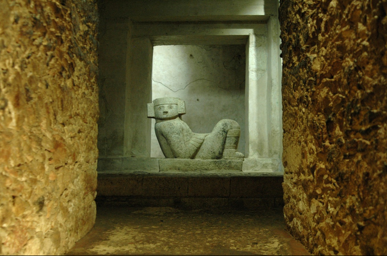 El Chac Mool es una de las figuras más importantes de Chichén Itzá