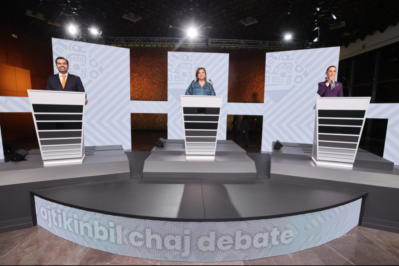 Candidatos en el Tercer Debate Presidencial