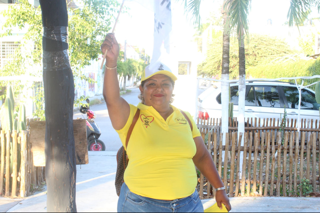 La ahora excandidata llamó a votar por Movimiento Ciudadano en Tulum