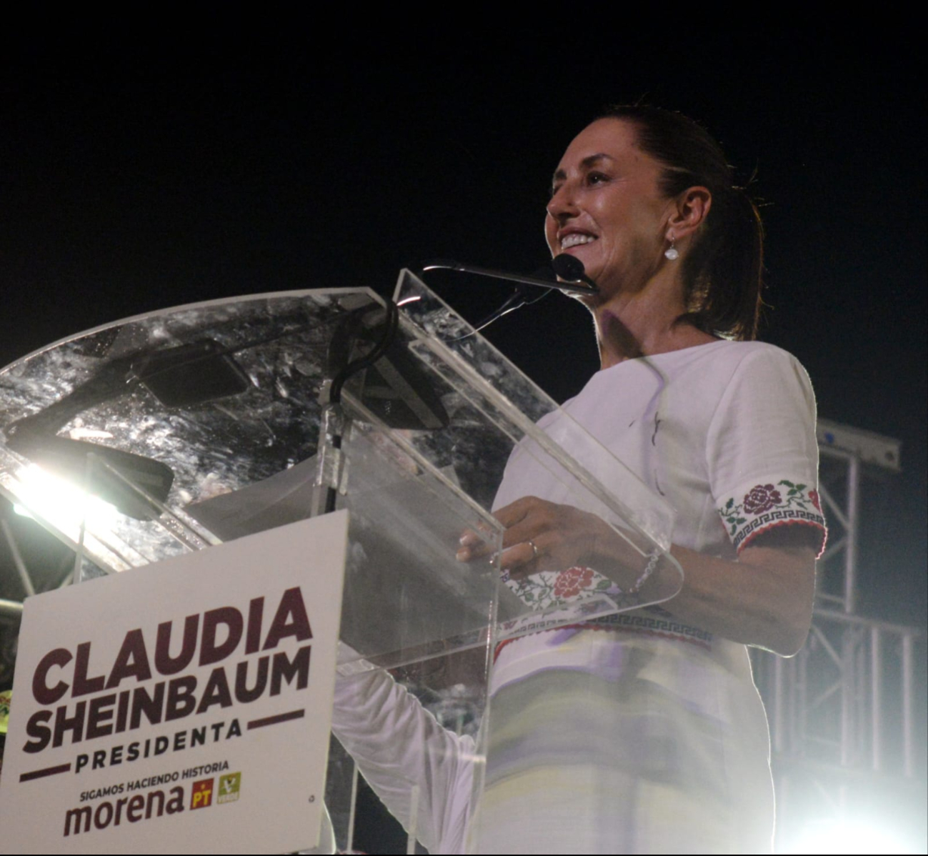 Claudia Sheinbaum agradece el apoyo a sus simpatizantes de Yucatán