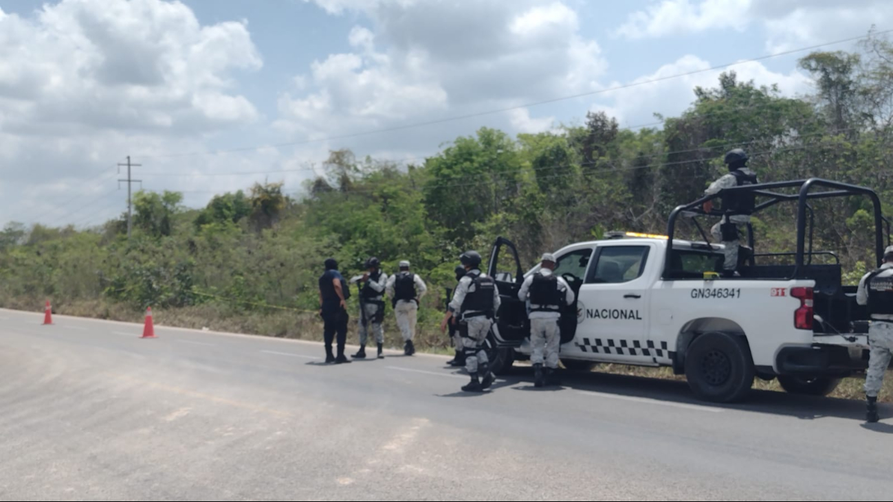 El cuerpo fue descubierto por personal de la Guardia Nacional