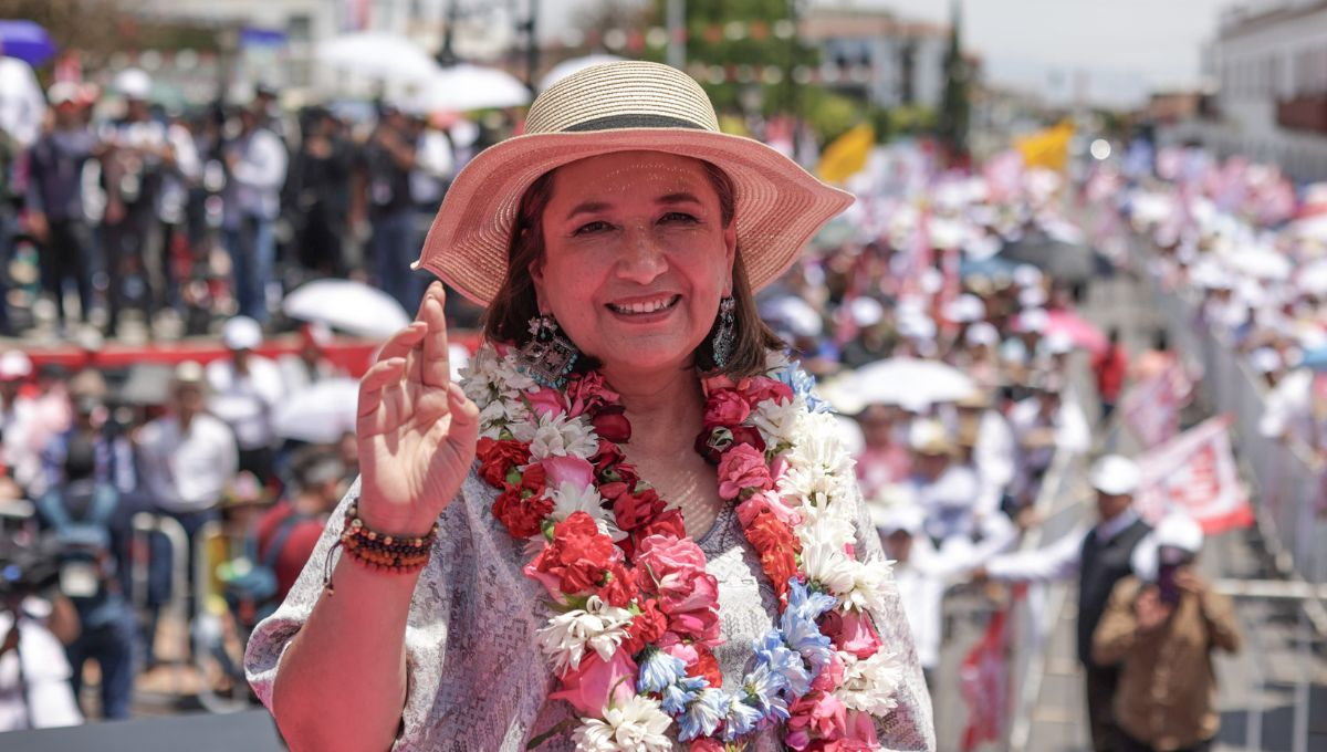 Xóchitl Gálvez, candidata de PAN, PRI y PRD a la presidencia de México