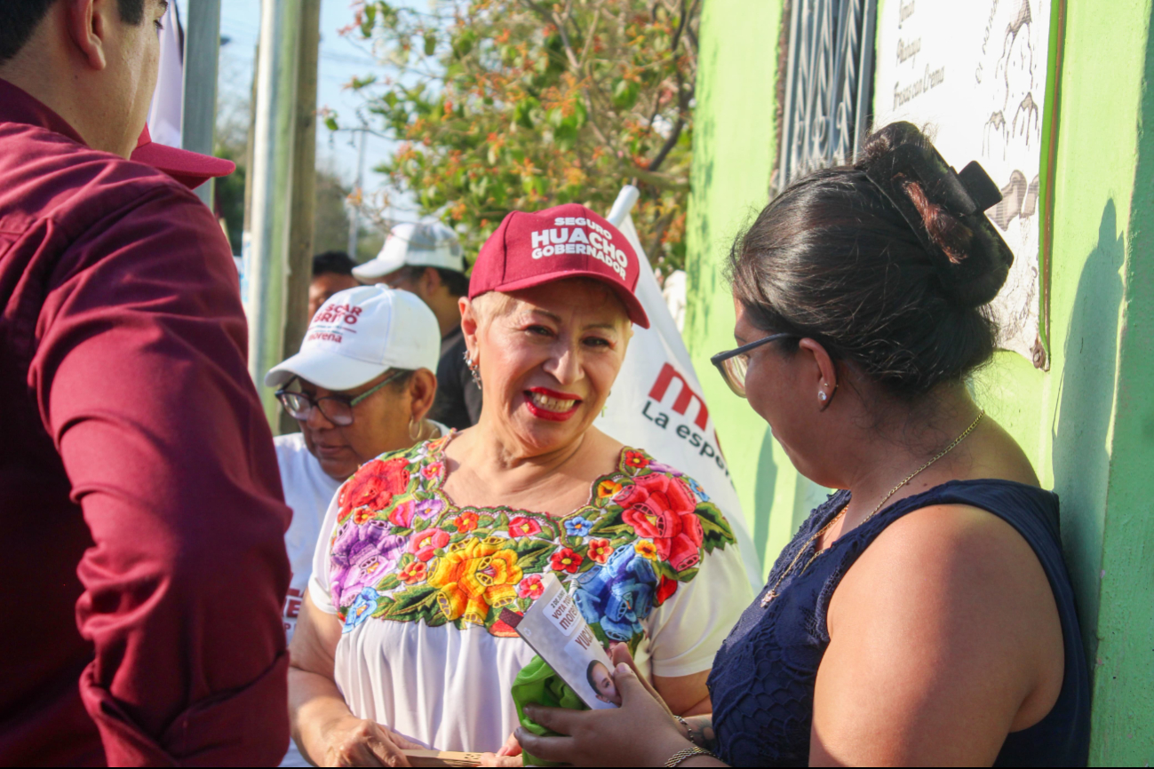 Tina Tuyub respalda a Huacho Díaz Mena en Yucatán