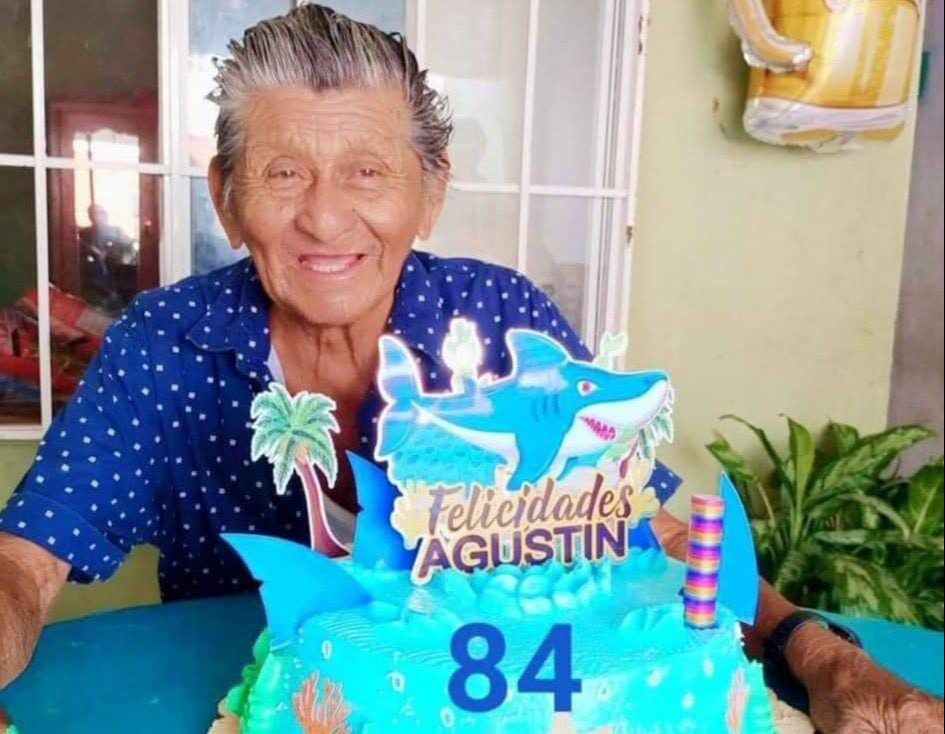 Marcos Agustín Dzul Cumi, adulto mayor de 84 años