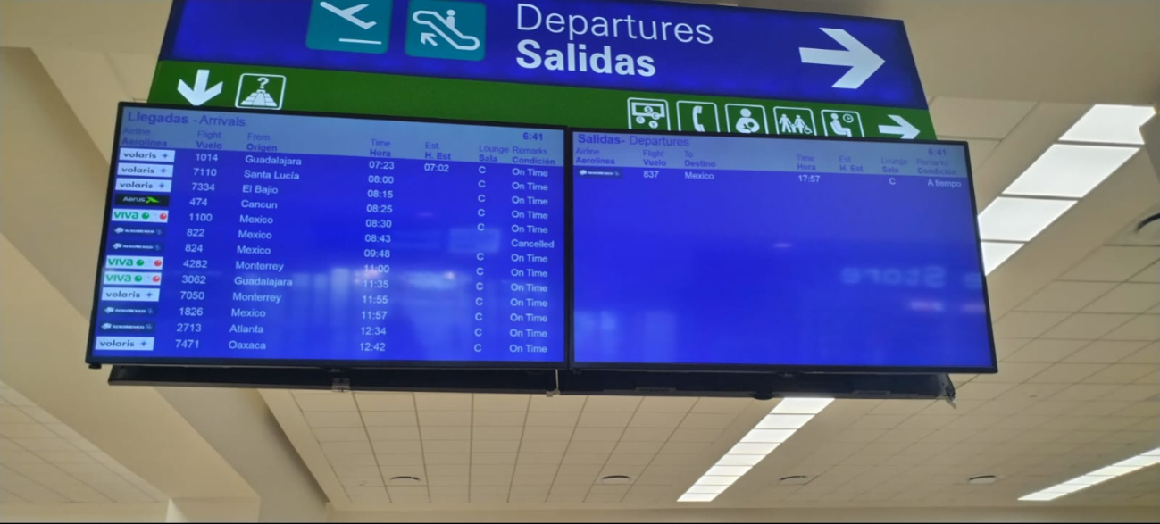 Pasajeros de Aeroméxico fueron reubicados en otro vuelo