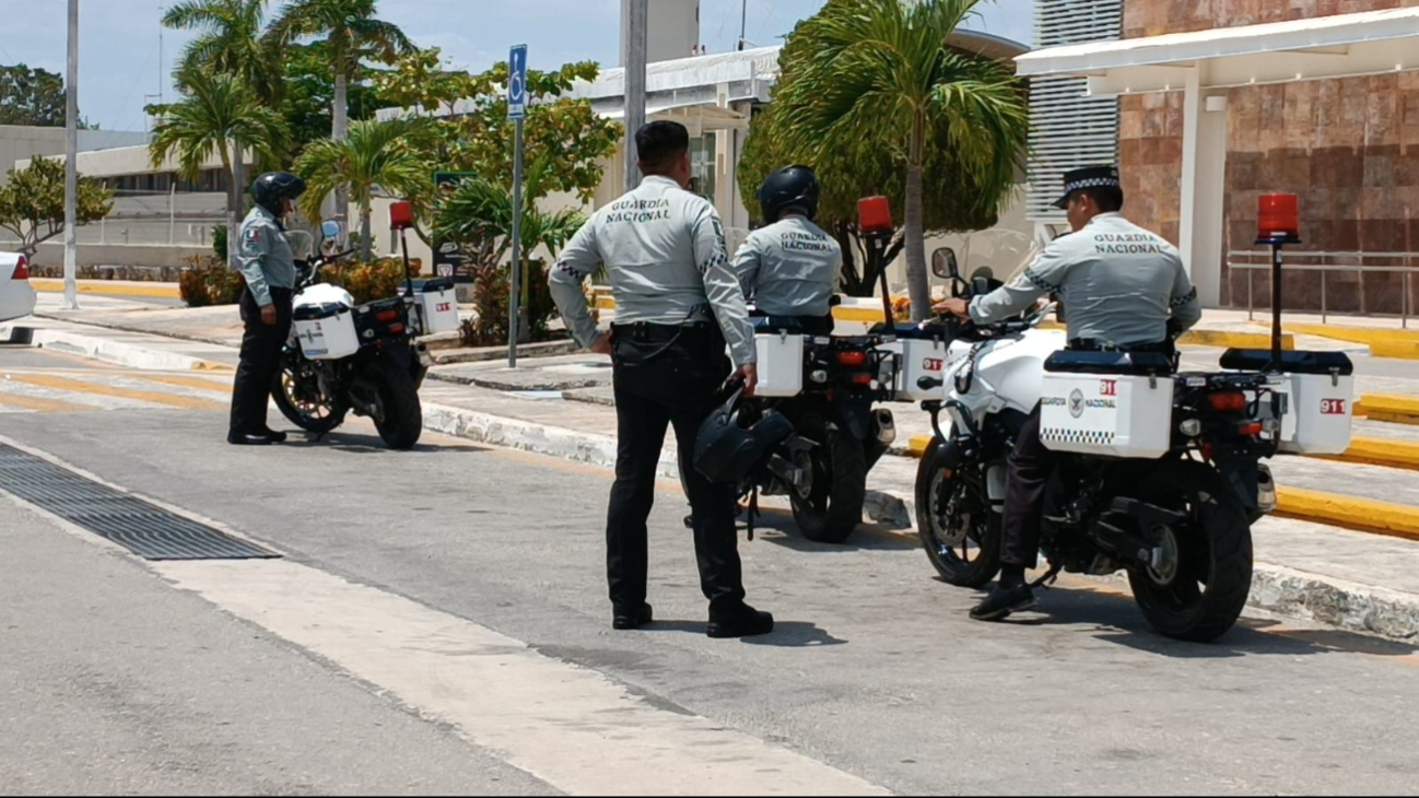 Llegan motocicletas de la Guardia Nacional para operar durante las elecciones en Campeche
