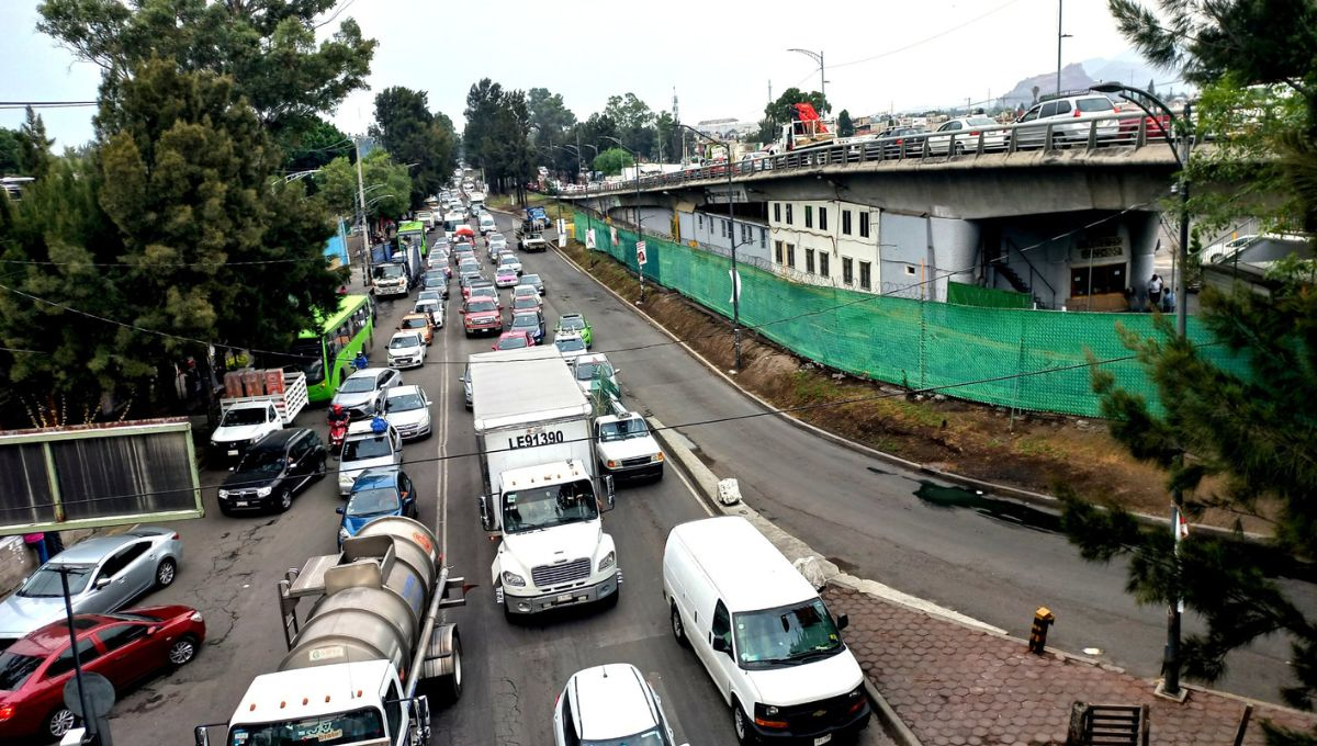 Tráfico en el Anillo Periférico de Ciudad de México