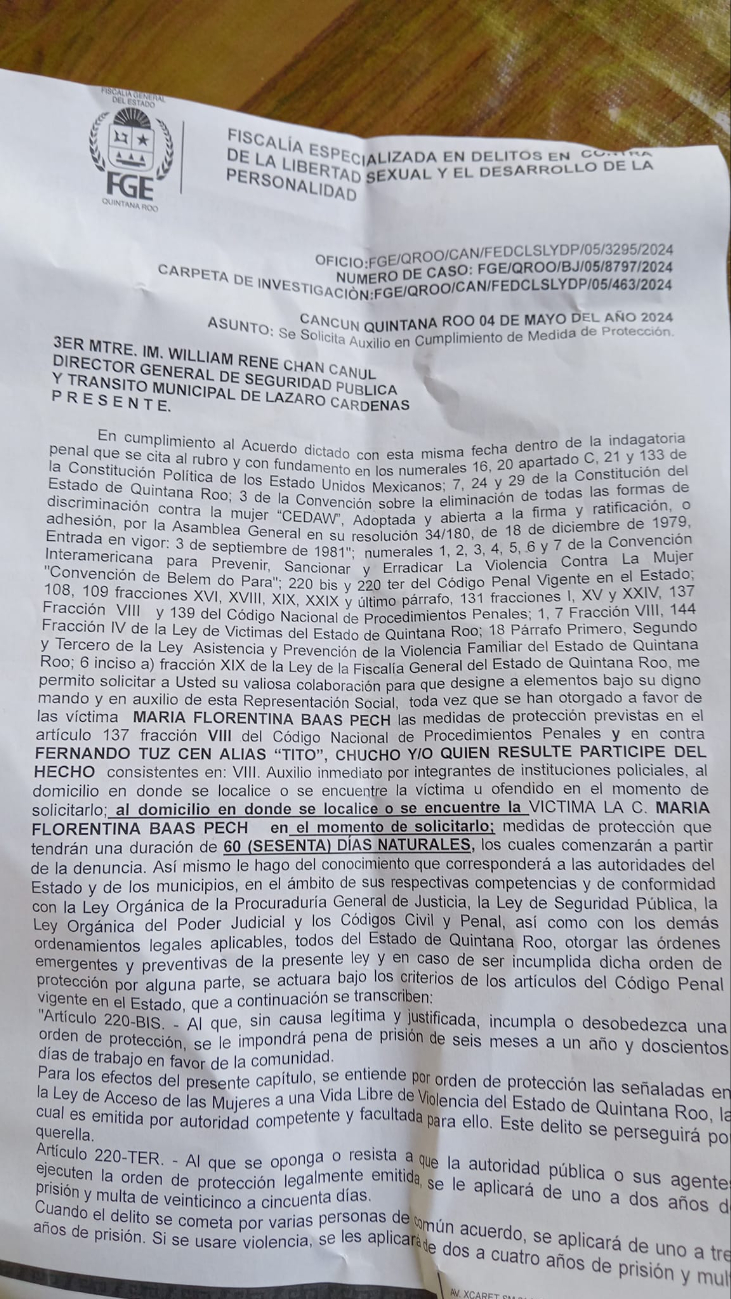 La víctima fue expuesta por exdelegada, quien acusa al GEAVIG de no dar asesoría adecuada