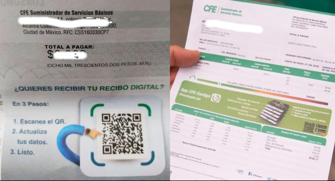 La CFE negó que entregue propaganda electoral junto con sus recibos de pago