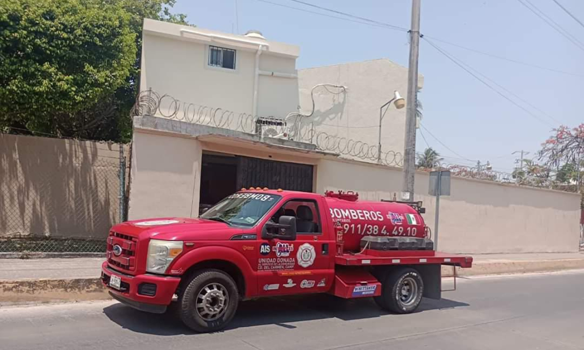 Fuga de gas en Ciudad del Carmen causa gran movilización de Bomberos 