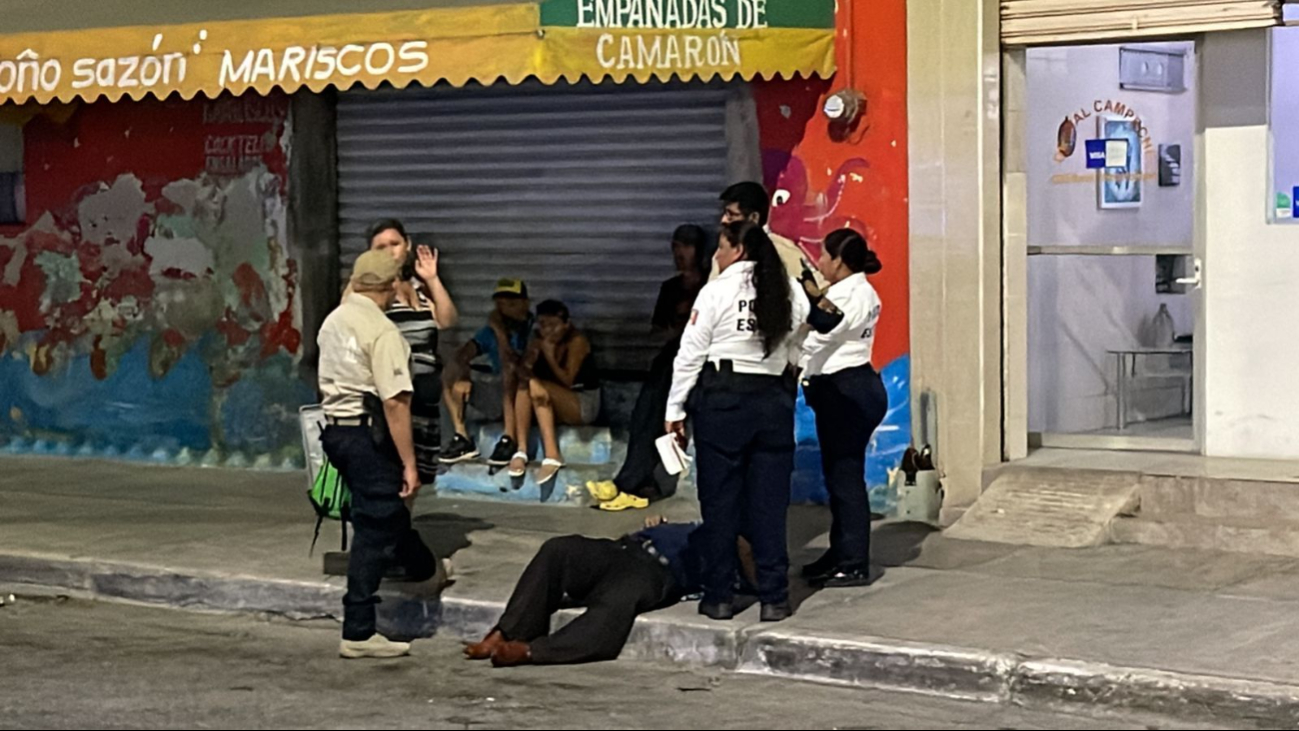 Tunden a golpes a ebrio en la avenida Gobernadores de Campeche 