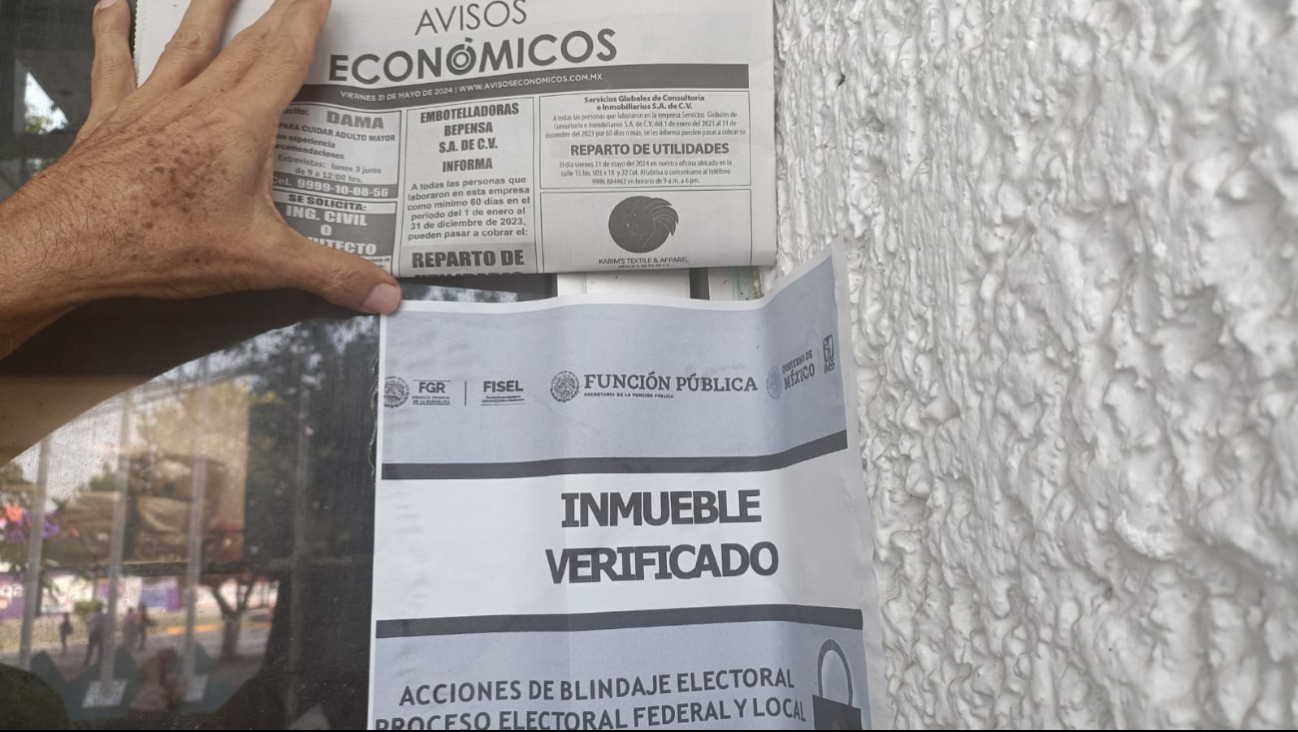 Cumple IMSS Campeche con blindaje electoral , previo a los comicios del 2 de junio   
