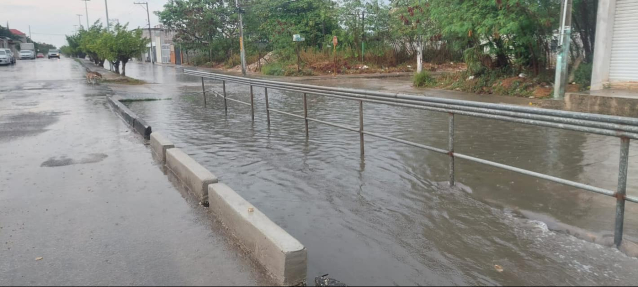 Se han registrado avenidas y calles inundadas