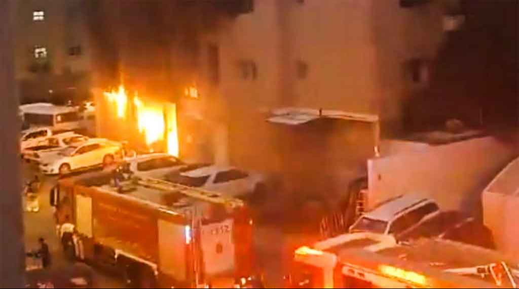 Incendio en Kuwait deja al menos 49 personas muertas