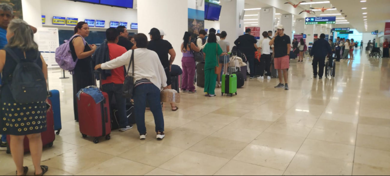 La movilidad de pasajeros se ha mantenido en el aeropuerto de Mérida