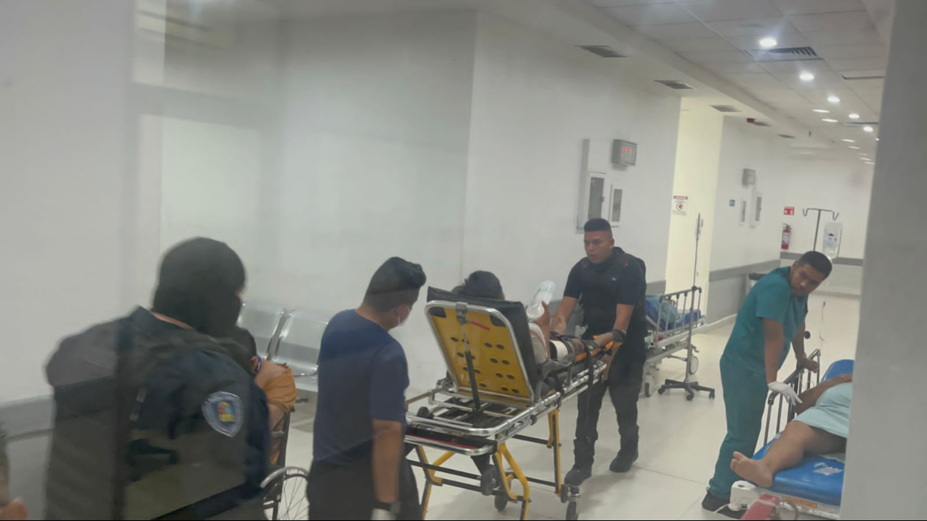 La persona que resultó herida fue enviada al hospital en Cancún