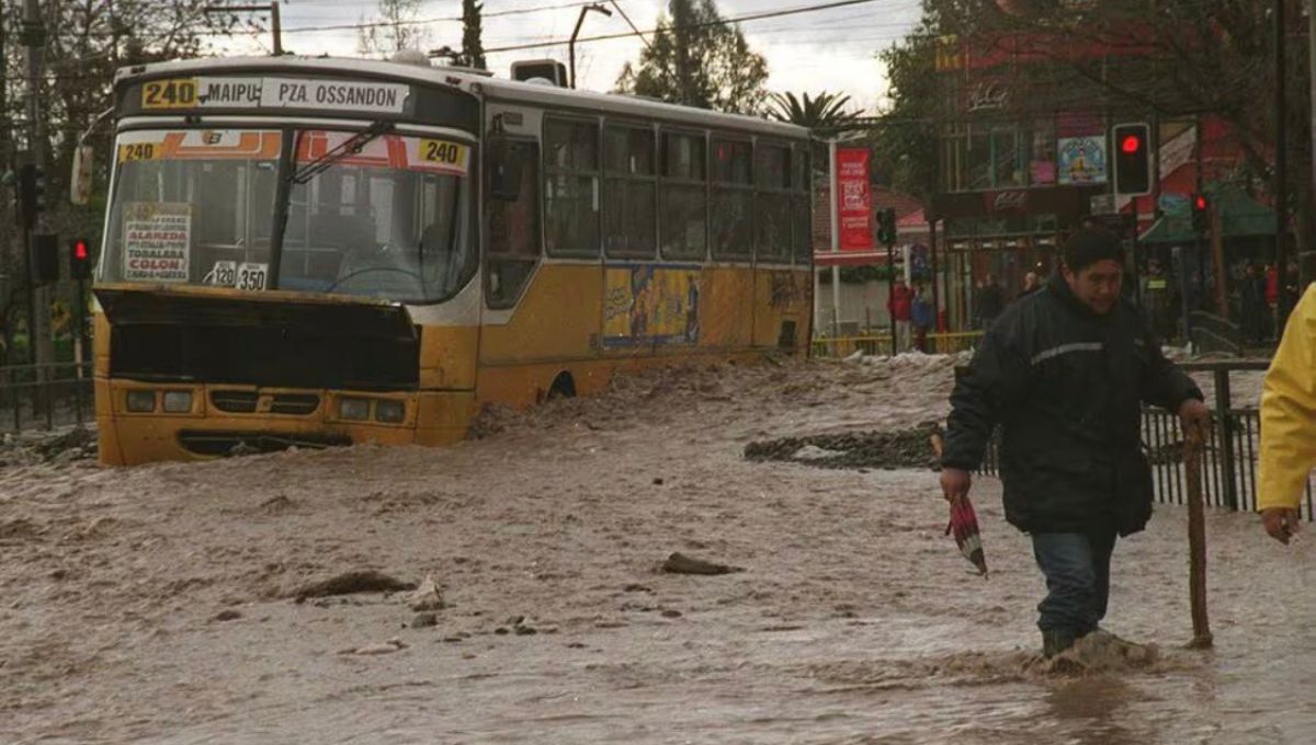 Las lluvias torrenciales en Chile, han provocado que miles de personas resulten afectadas