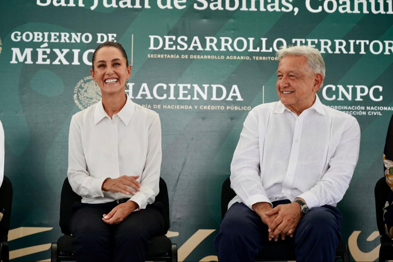 Claudia Sheinbaum, virtual presidenta electa y Andrés Manuel López Obrador, presidente constitucional