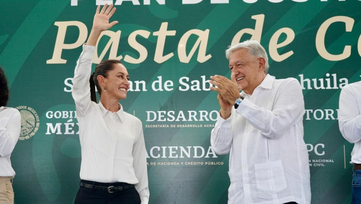 Claudia Sheinbaum y Andrés Manuel López Obrador