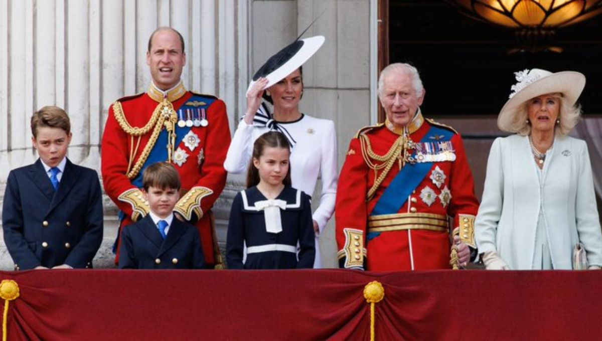 La princesa de Gales reapareció en público este sábado en el desfile por el cumpleaños del Rey Carlos III