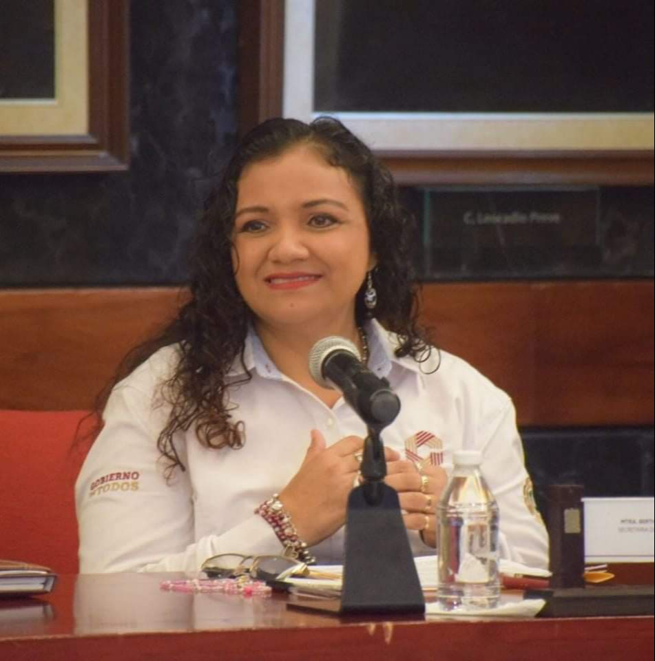 Bertha Pérez Herrera, titular de la SEPROCICAM
