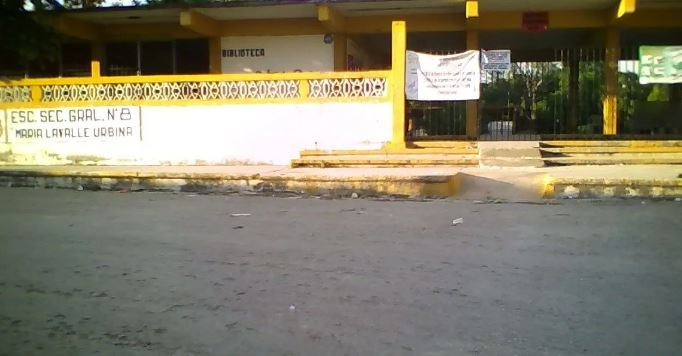 Escuela Secundaria General No. 8 ubicada en Samulá