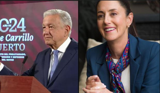 Andrés Manuel López obrador y la presidenta electa Claudia Sheinbaum Pardo