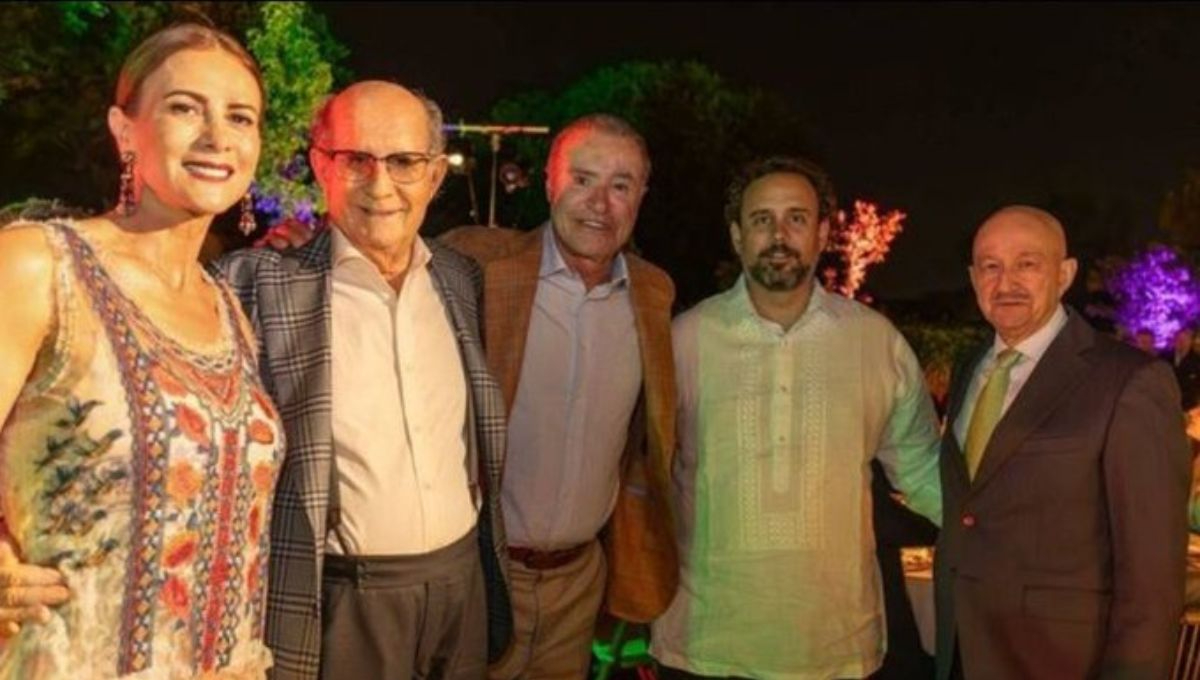 El embajador de México en España, Quirino Ordaz, coincidió en una fiesta con el ex presidente Carlos Salinas de Gortari