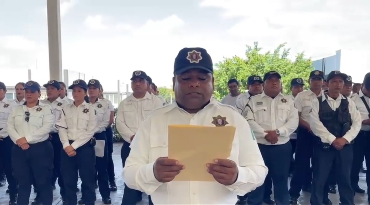 Policías desistieron con la huelga este jueves 27 de junio en Campeche