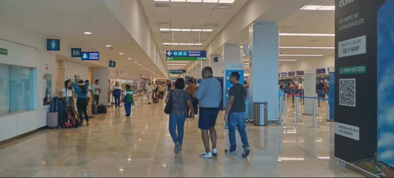 Se desconoce la causa de los retrasos en el aeropuerto de Mérida