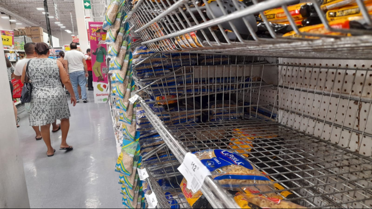 Huracán Beryl: Se registran compras de pánico en  Cancún 