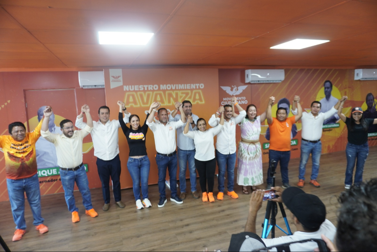 Movimiento Ciudadano festeja su triunfo en Campeche