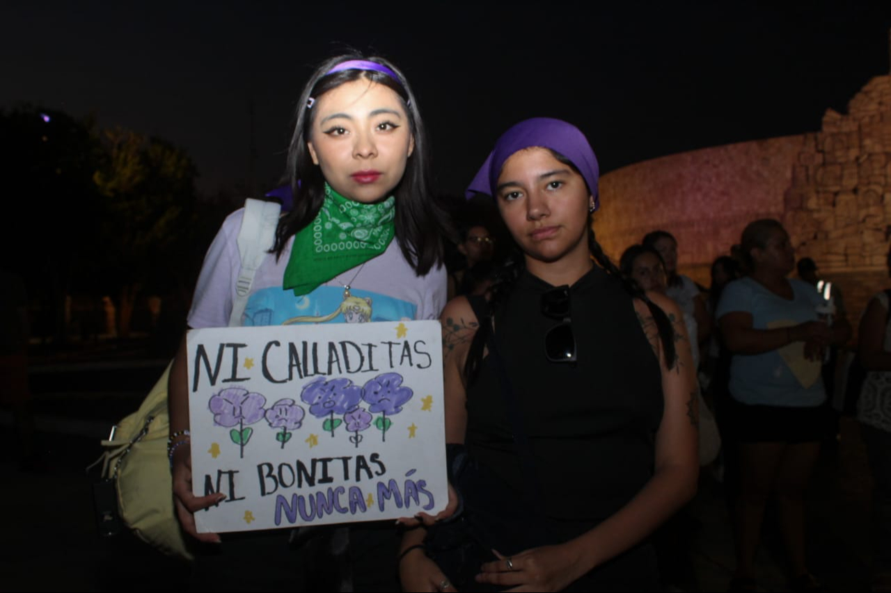 Feministas marcha exigiendo justicia por muerte de Violeta