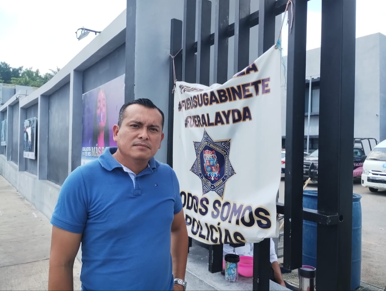 Son más de 600 policías de Campeche los que continúan en el movimiento