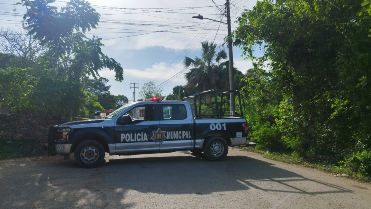 Agentes policiacos atendieron el llamado de emergencia en José María Morelos