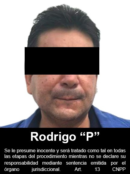 Ficha de captura de Rodrigo Páez Quintero