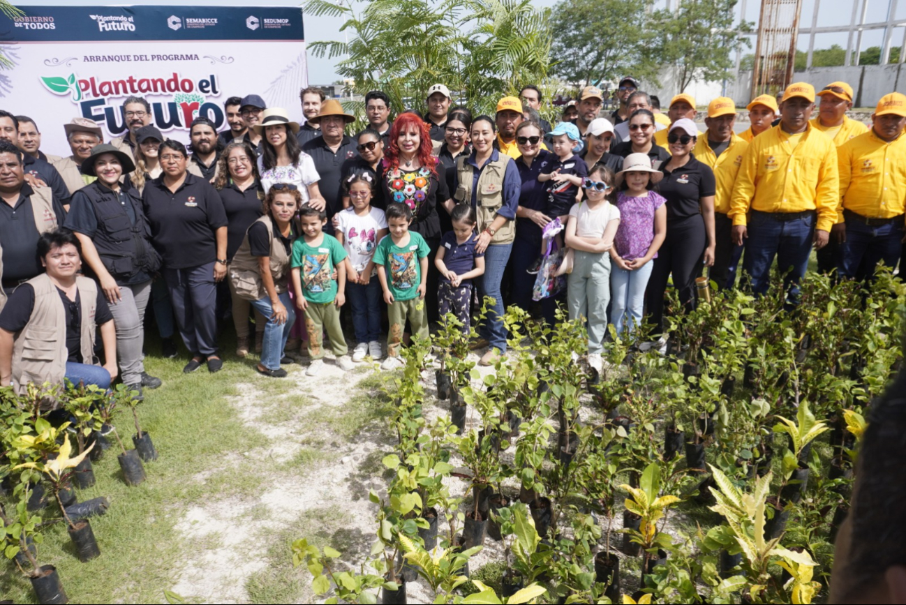 Objetivo, sembrar 20 mil plantas frutales contra la deforestación y el cambio climático.