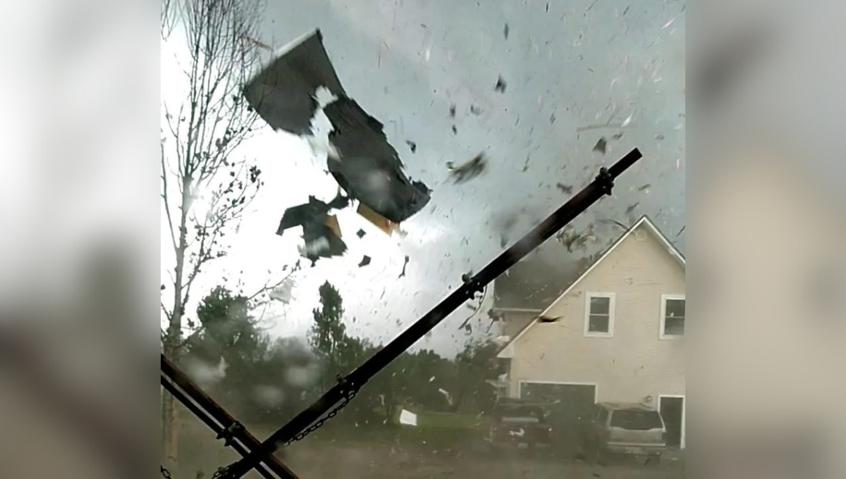   Captan impactante tornado destruyendo una granja en Arkwright, Nueva York: VIDEO  