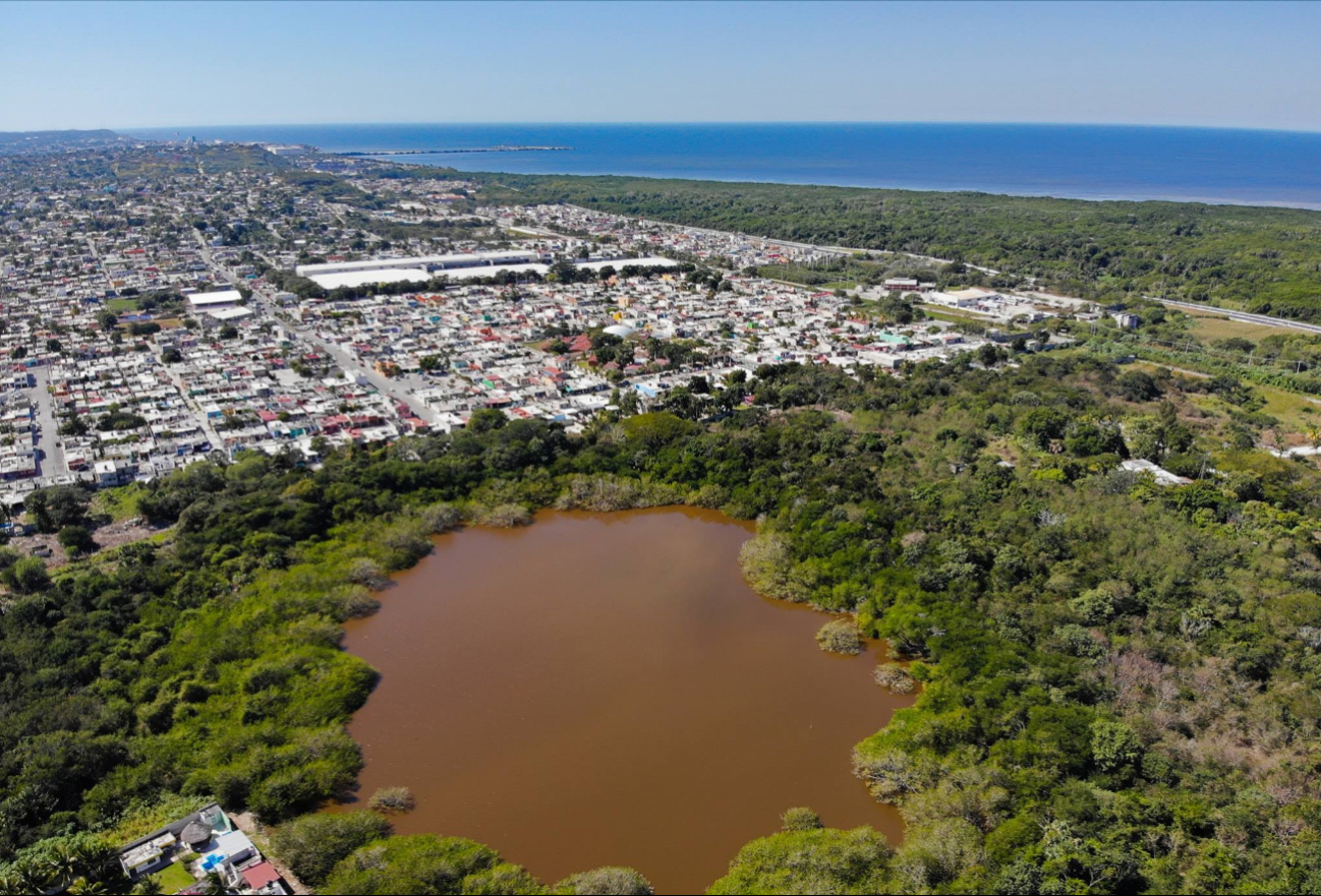 Laguna de Yadzib, un tesoro natural escondido en la capital de Campeche.