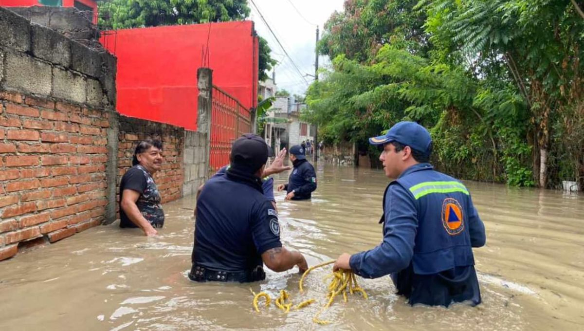 Protección Civil de Veracruz advirtió que hay riesgo de inundaciones por crecida de ríos