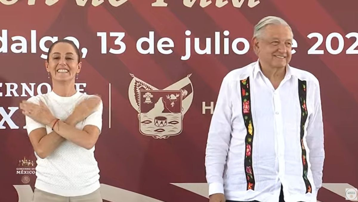 Claudia Sheinbaum, virtual presidenta electa y Andrés Manuel López Obrador, presidente de la República