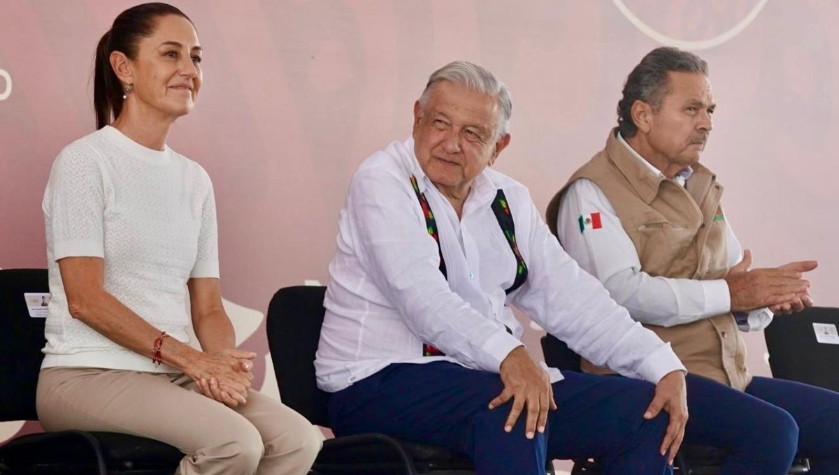 Claudia Sheinbaum y Andrés Manuel López Obrador visitaron Tlaxcoapan, Hidalgo