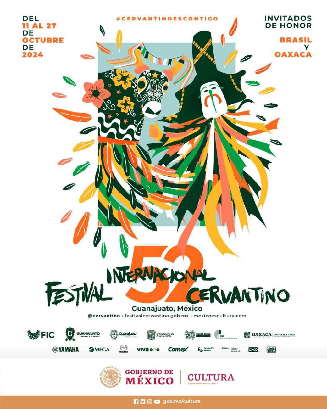 Cartel del Festival Internacional Cervantino de 2024