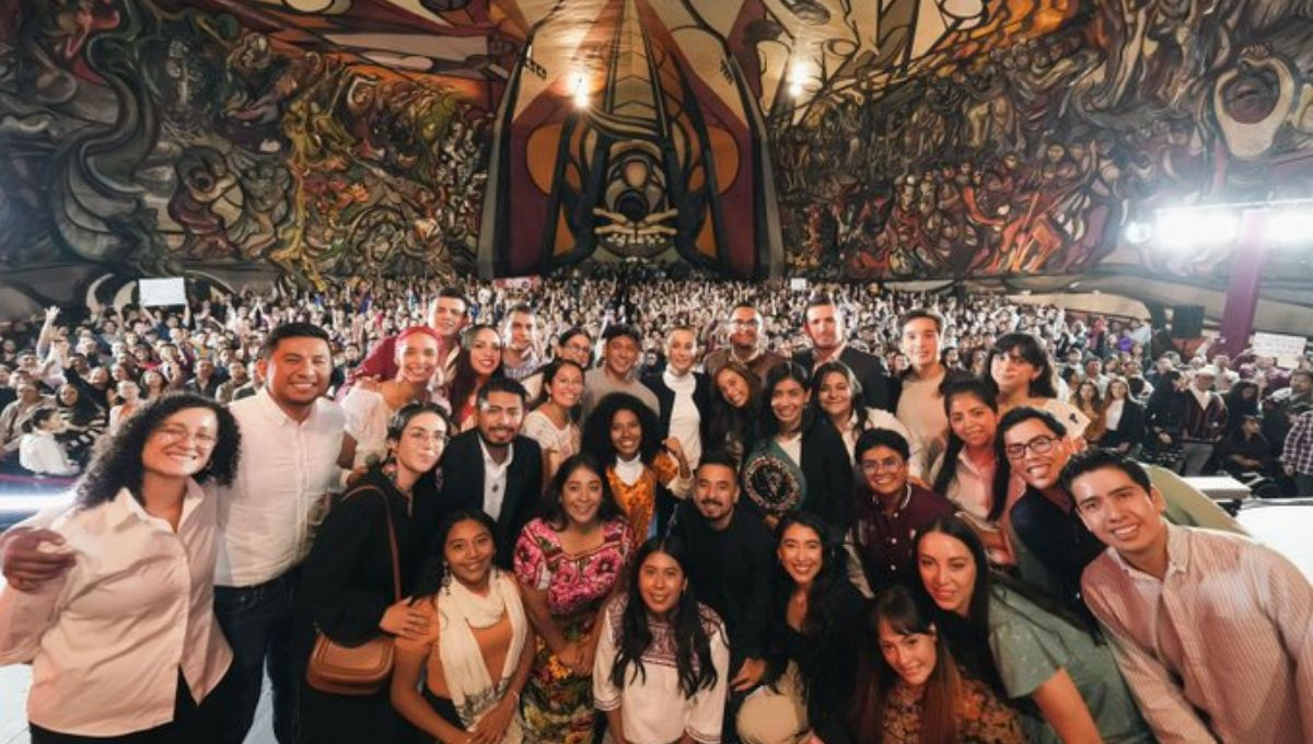 Claudia Sheinbaum, virtual presidenta electa de México, se comprometió con los jóvenes a garantizar sus derechos fundamentales