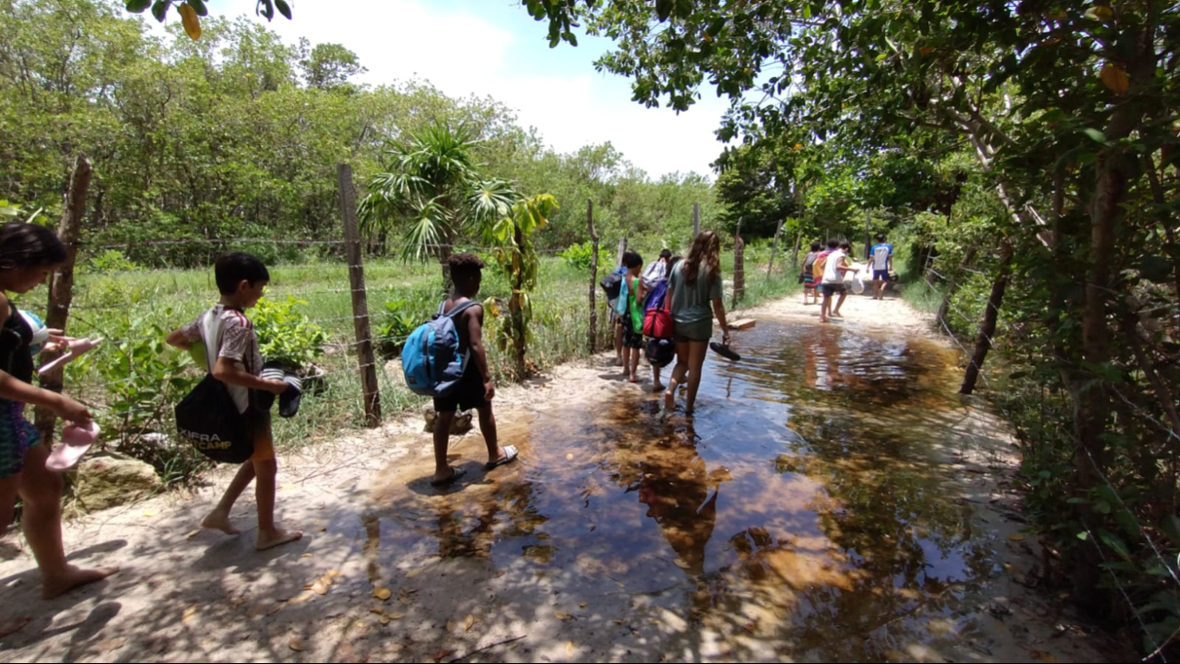 Los visitantes deben tener cuidado al caminar por el sitio