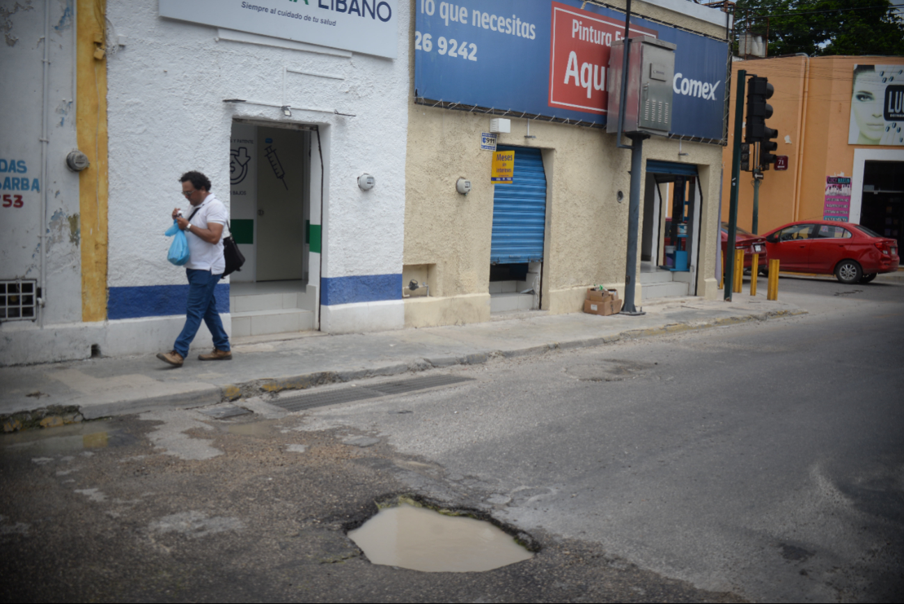 En Mérida, al menos el 60% de las calles y avenidas tienen baches